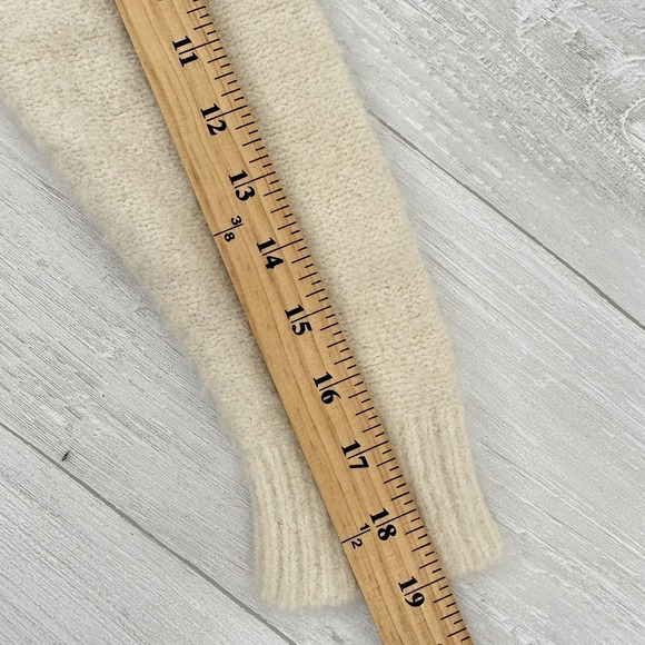 Madewell Sweater Women Medium Snowglobe Bobble Turtleneck Ivory Wool Alpaca‎ - Picture 11 of 13